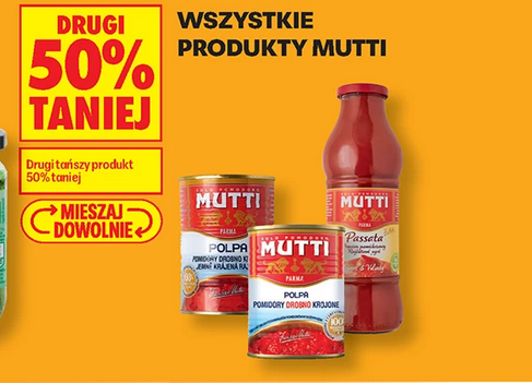 Wszystkie produkty Mutti (drugi 50% taniej)