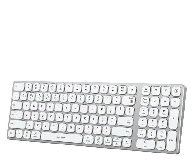 Klawiatura Silver Monkey Alu Keys Mini Premium Backlight White