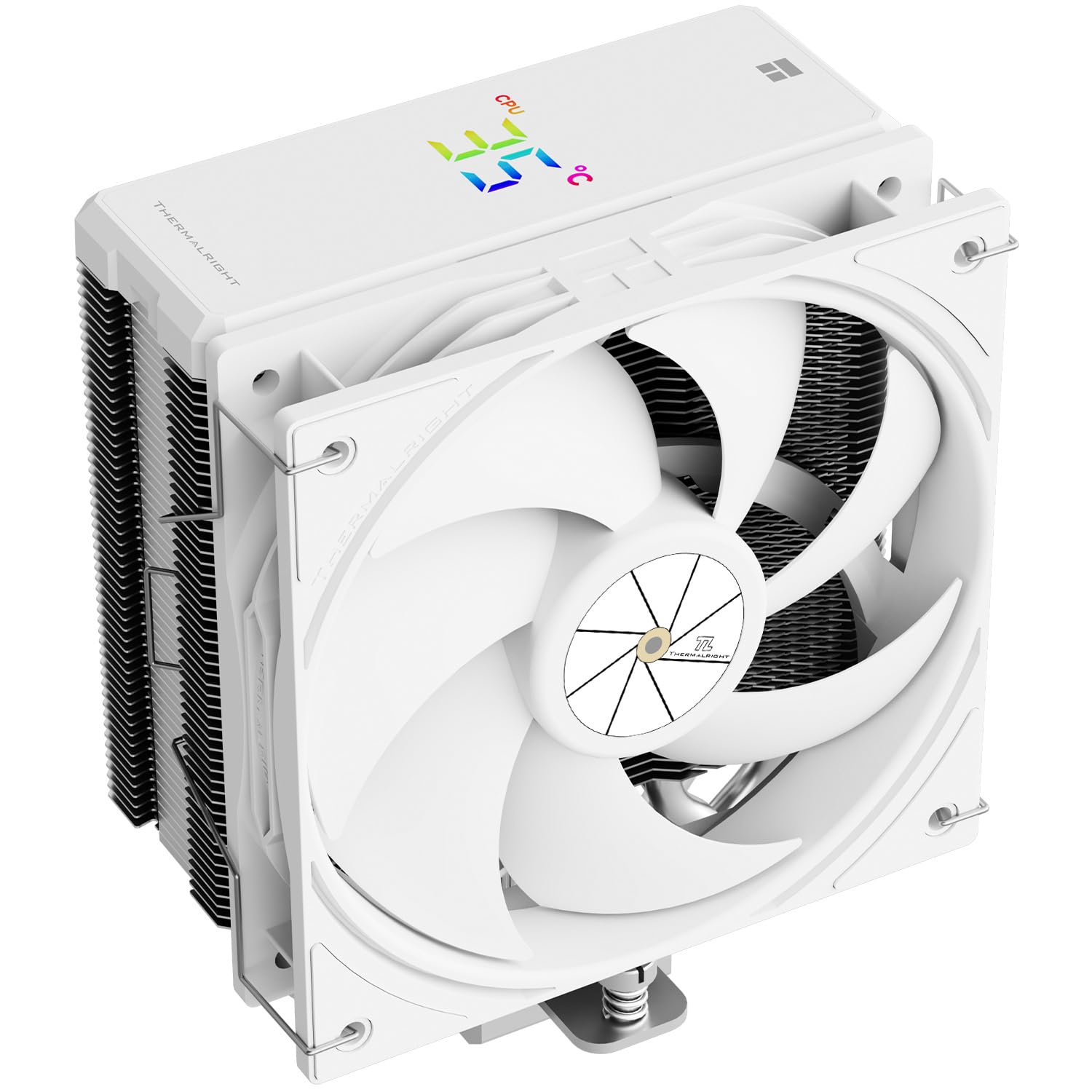 Chłodzenie procesora Thermalright TR AX120R, cyfrowy wyświetlacz, 2000 obr./min, 4 rury grzewcze, do AM5/LGA1851/1700