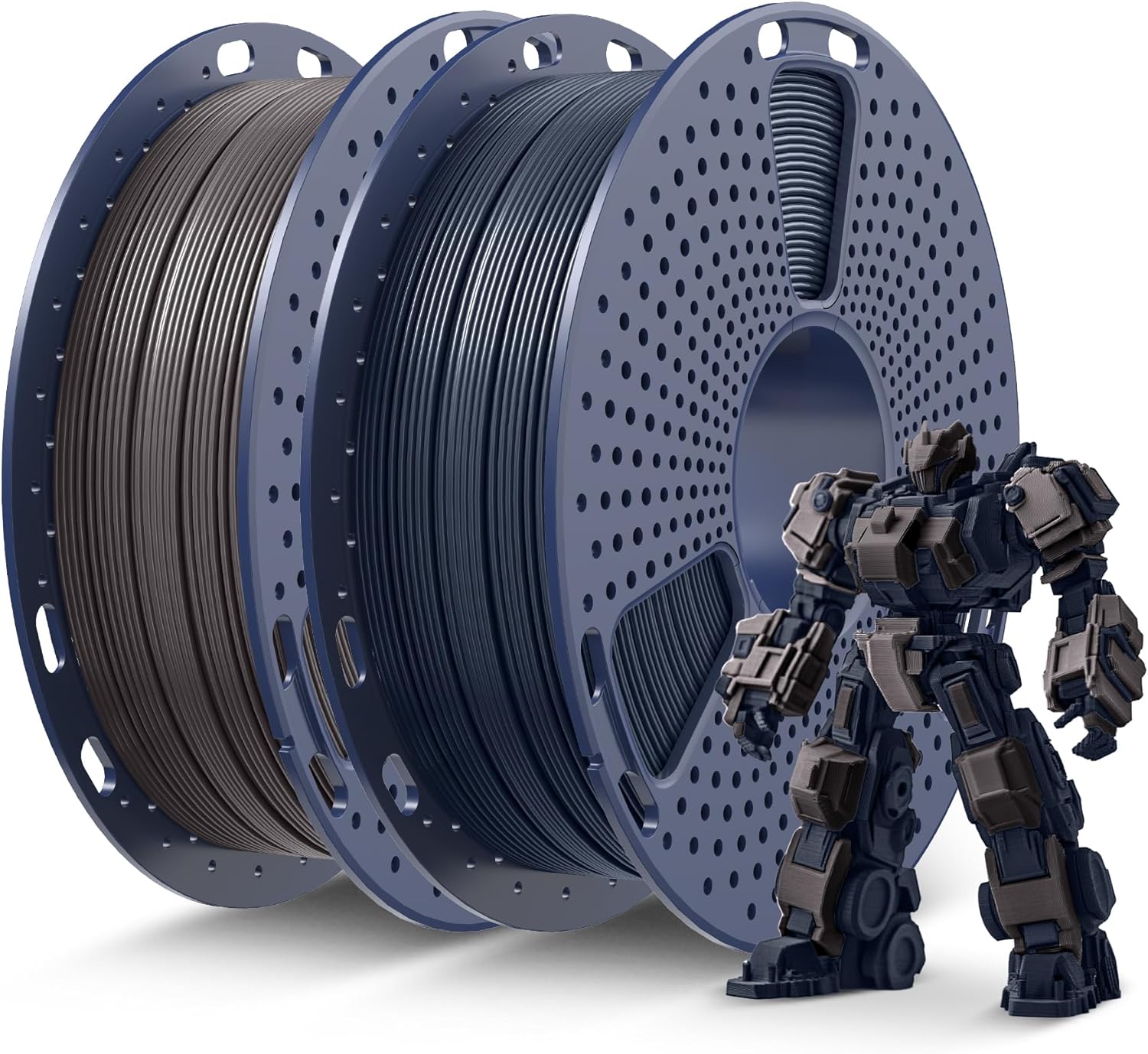 SUNLU PLA Plus Filament 1,75 mm, 1 kg, ulepszony filament PLA+, 0,5 kg x 2 szpule (rózne kolory)