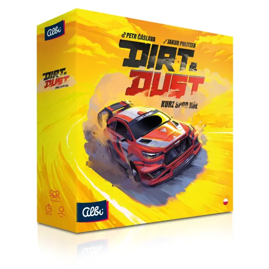 Gra planszowa ALBI Dirt & Dust. Kurz spod kół