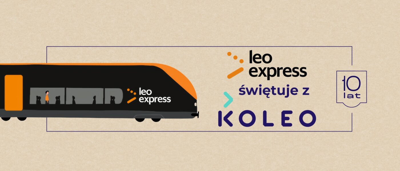 RABAT 10 PLN na przejazdy LEO EXPRESS - od KOLEO