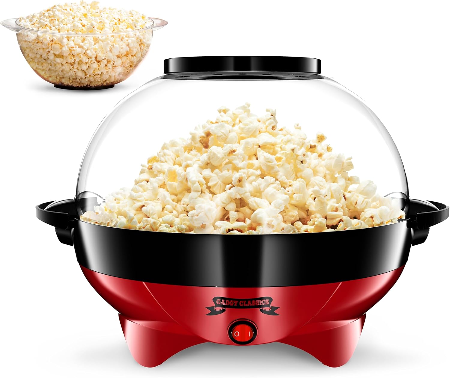 Gadgy Maszyna do Popcornu Retro, pojemność 5L, 800W