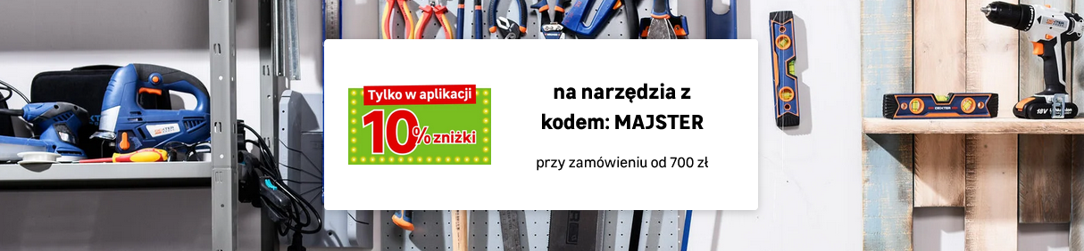 -10% na narzędzia w aplikacji - LiROY MERLiN