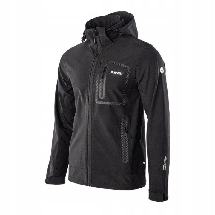 Kurtka męska Hi-Tec softshell z kapturem Nikolas r. L