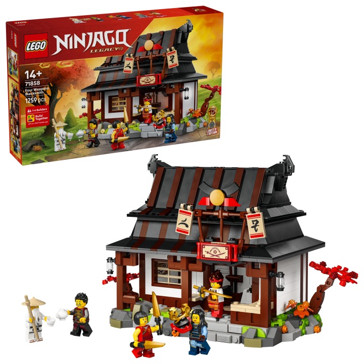 Klocki LEGO NINJAGO 71858 Kuźnia Cztery Bronie - od Oficjalny sklep Allegro