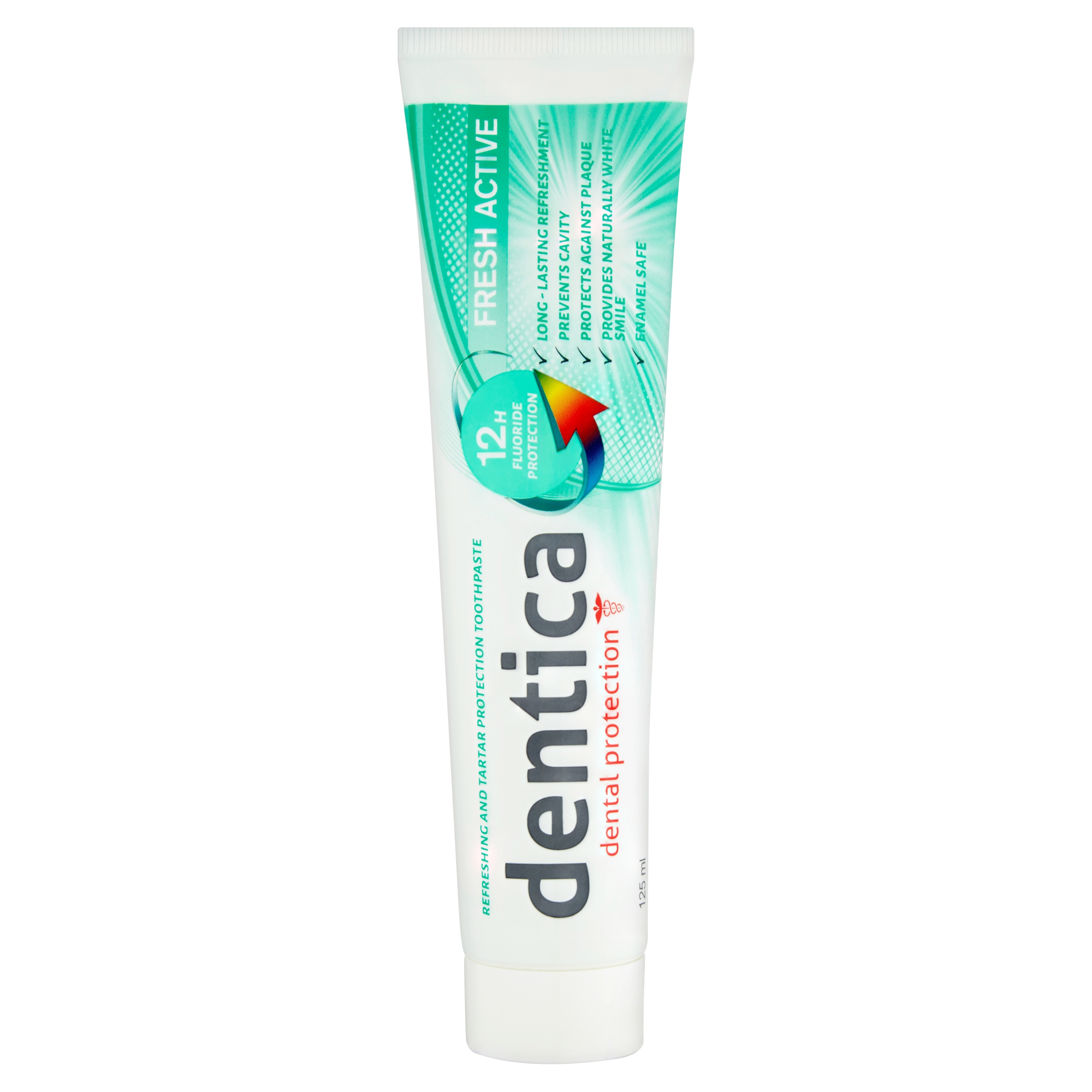 DENTICA FRESH ACTIVE DENTAL PROTECTION – PASTA DO ZĘBÓW 125 ML - od Stark2020