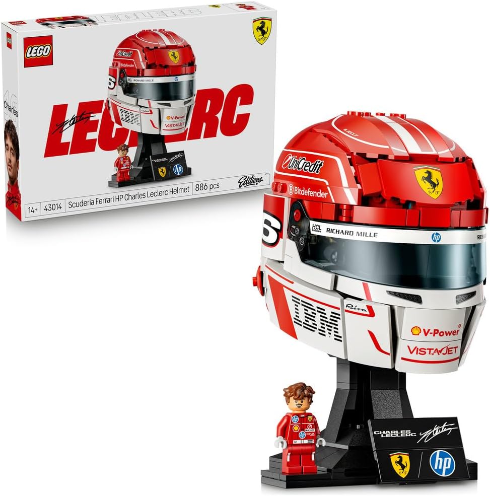 Klocki LEGO Editions Kask Charles Leclerc Scuderia Ferrari HP