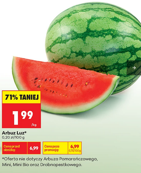 Arbuz luz, na wagę, 1 KG