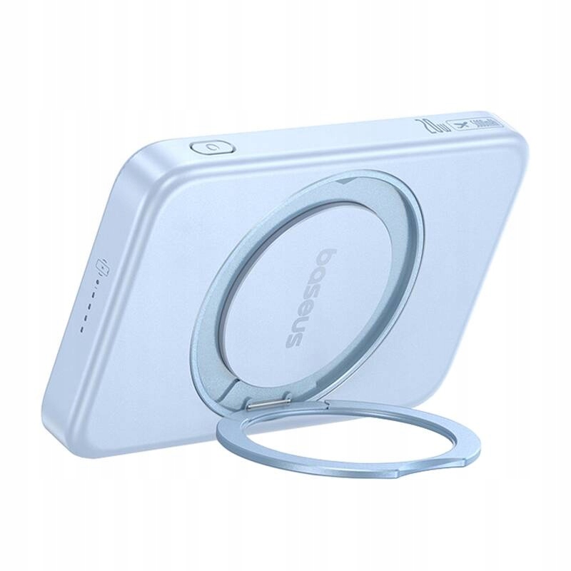 Baseus PicoGo Qi2 Powerbank Magnetyczny Ze Stojakiem 5000mAh 20W Niebieski - od Oficjalny sklep Baseus