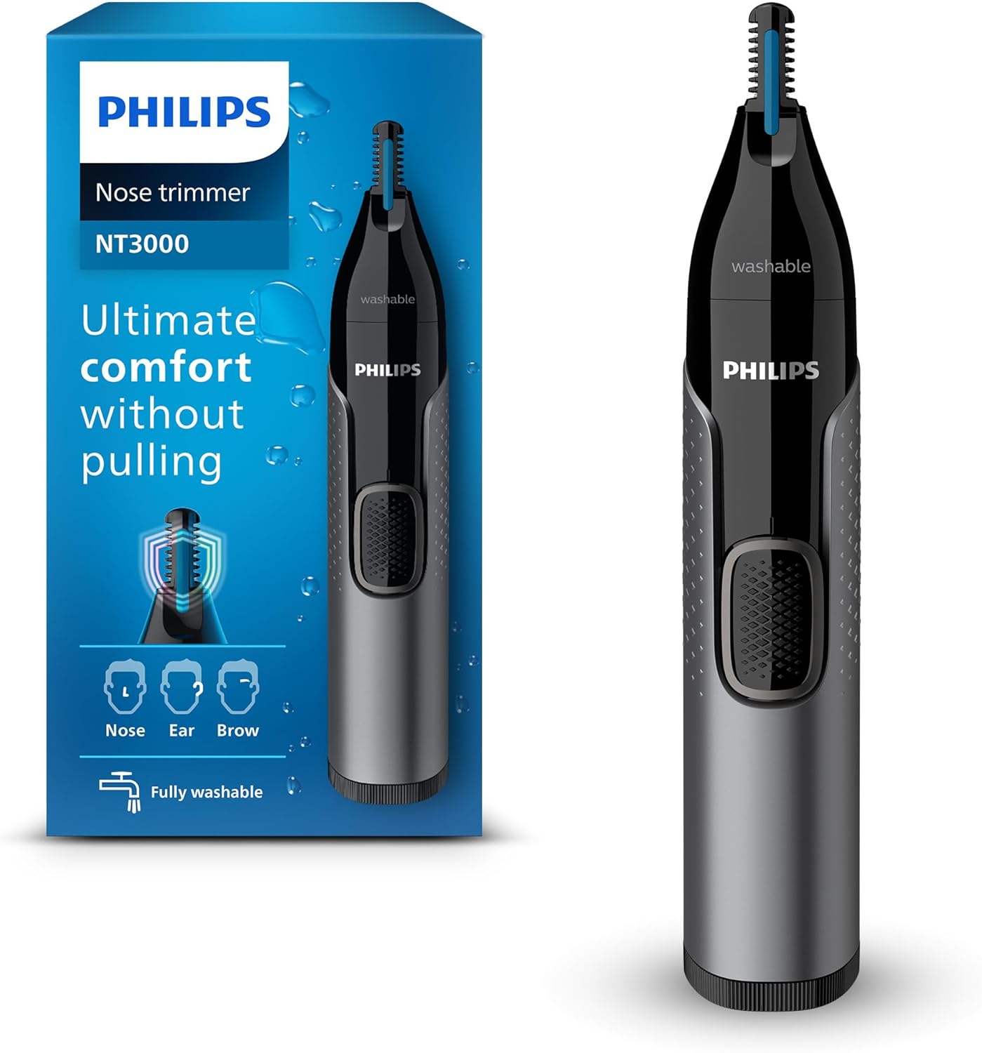 Philips Trymer do włosów w nosie i uszach Series 3000