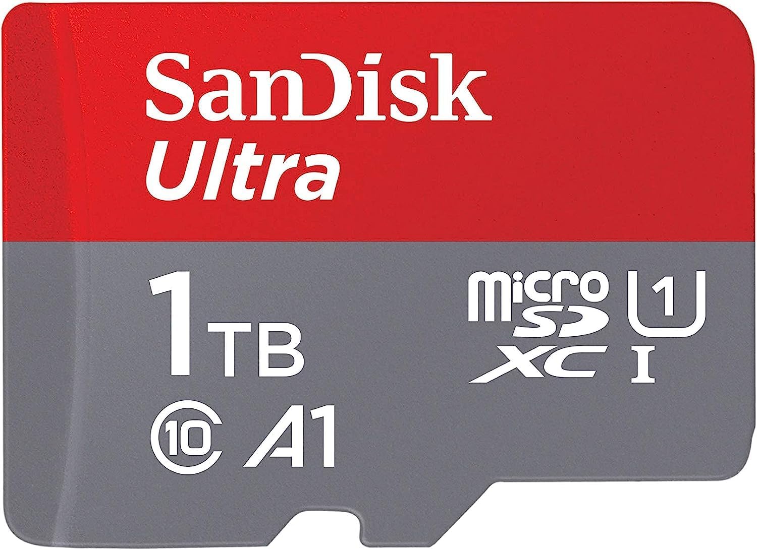 Sandisk Ultra SDSQUAC-1T00-GN6MA Karta Pamięci Microsd, Czerwony/Szary, 1 TB