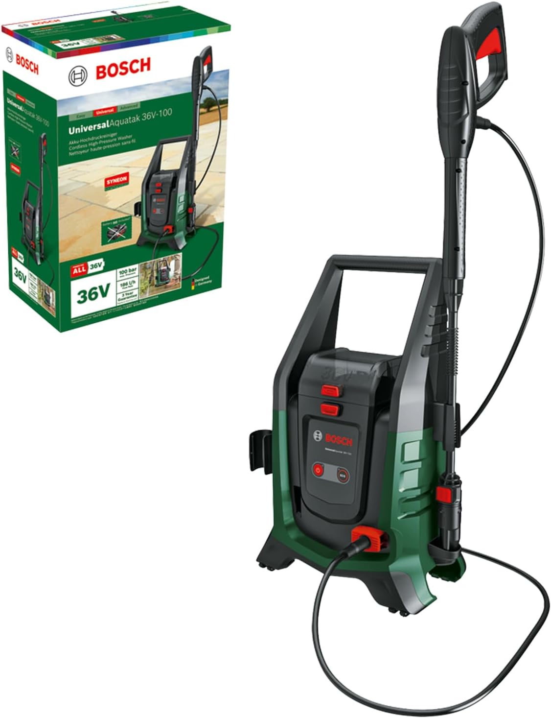Bosch akumulatorowa myjka wysokociśnieniowa UniversalAquatak 36V-100 (bez aku)