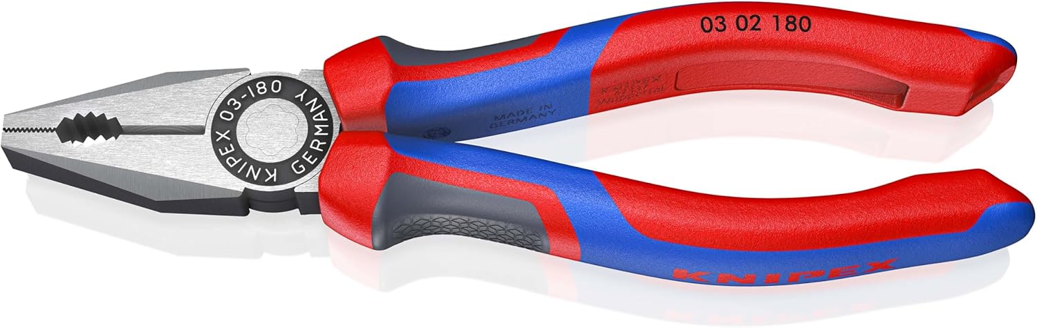 KNIPEX Szczypce uniwersalne z rękojeściami Comfort 180 mm, 03 02 180