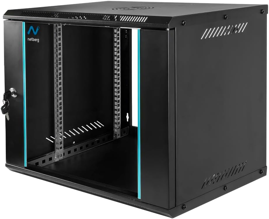 Netberg, BASIC szafa Rack 19 cali 9U wisząca 60x40x46,3 cm czarna