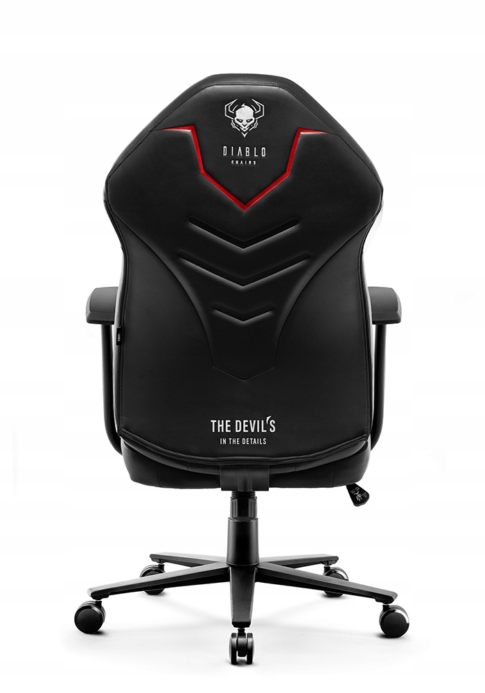 Fotel gamingowy Diablo Chairs X-Gamer 2.0 Normal Size tkanina czarny - od Oficjalny sklep Allegro