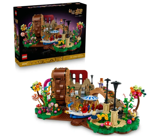 Klocki LEGO Ideas 21360 Willy Wonka i fabryka czekolady
