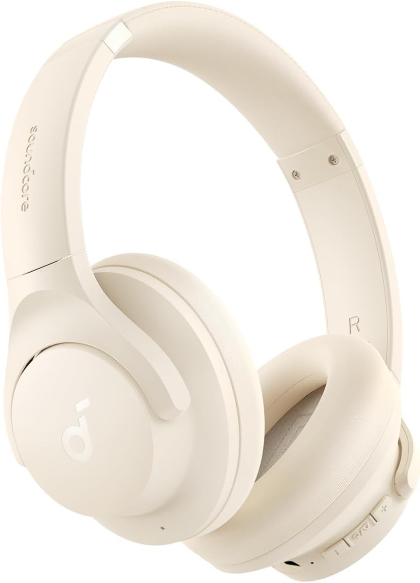 Słuchawki Soundcore by Anker Q20i, ANC, bezprzewodowe, nauszne Bluetooth, 40-godzin