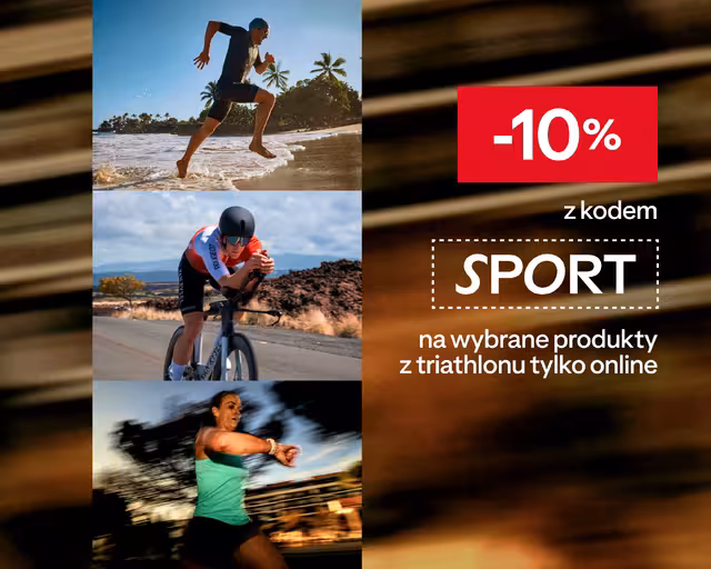 RABAT -10% na nieprzecenione produkty do triatlonu (bieganie, pływanie, rowery, etc.) - DECATHLON