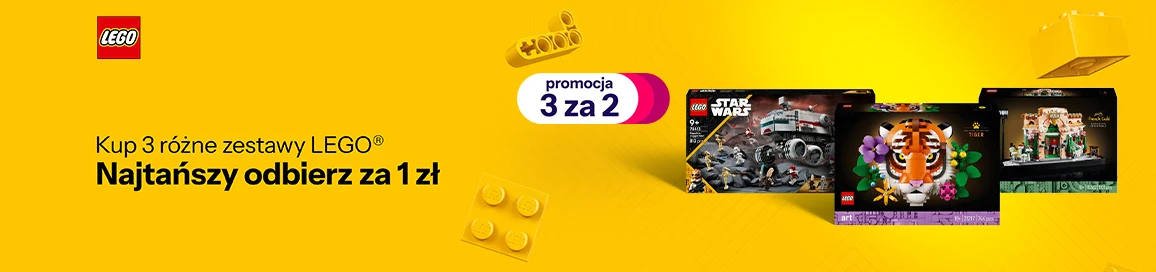 Kup 3 różne zestawy LEGO, najtańszy dostaniesz za 1 PLN - X-Kom