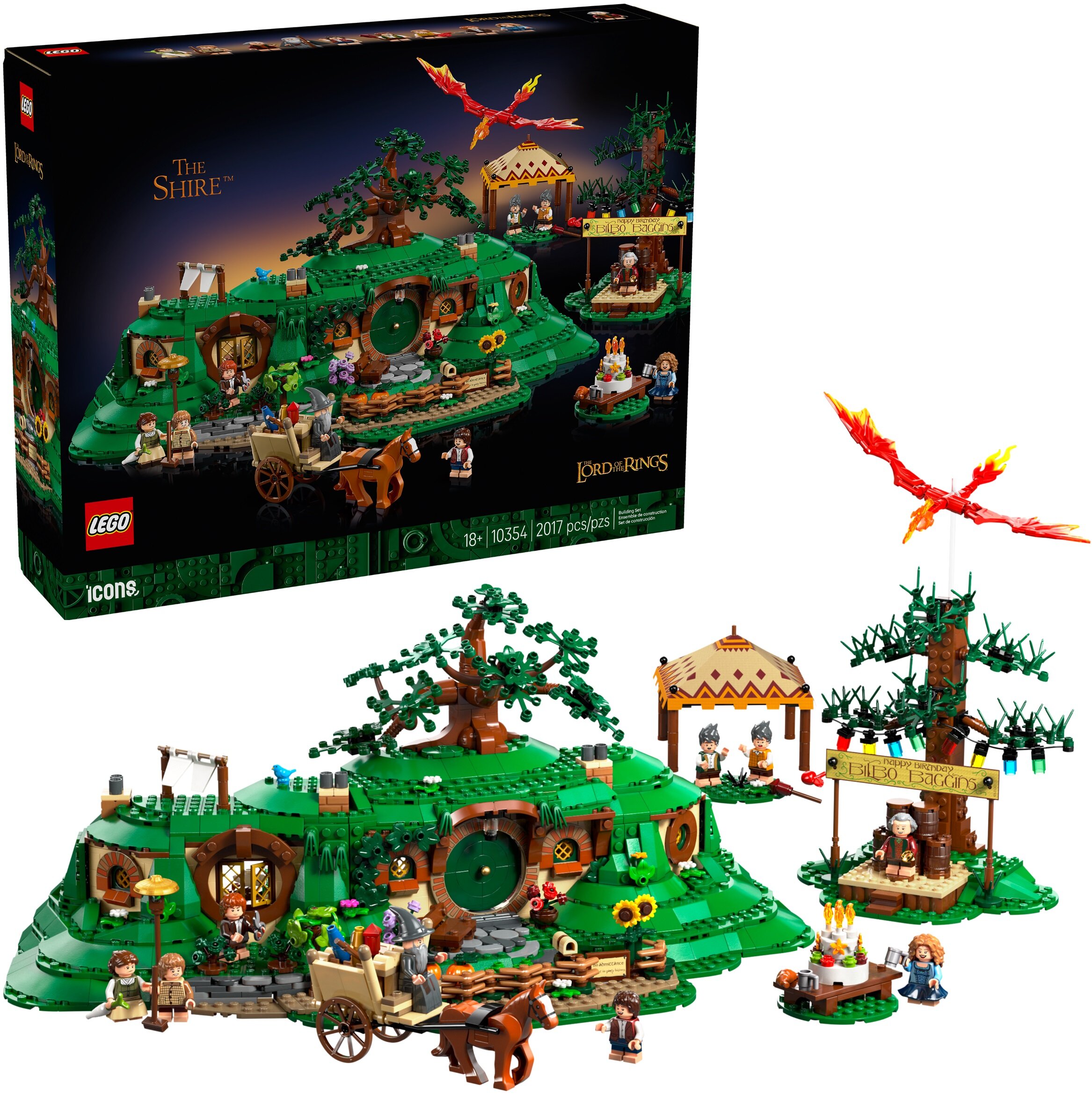 Klocki LEGO 10354 Icons Władca pierścieni: Shire