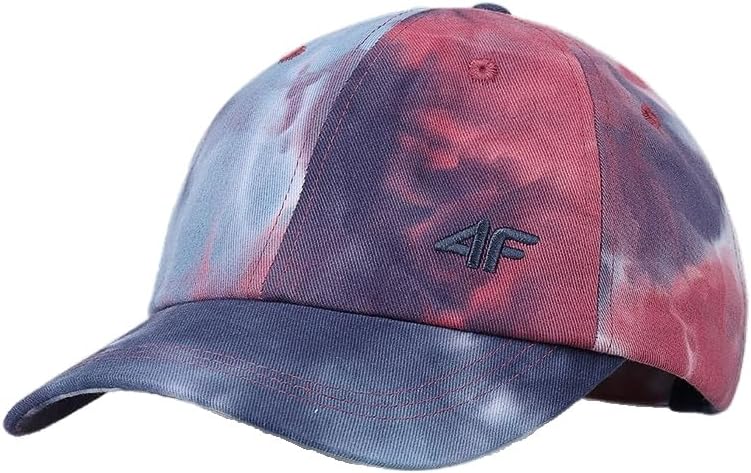 4F Czapka z daszkiem strapback dziecięca - multikolor S/M