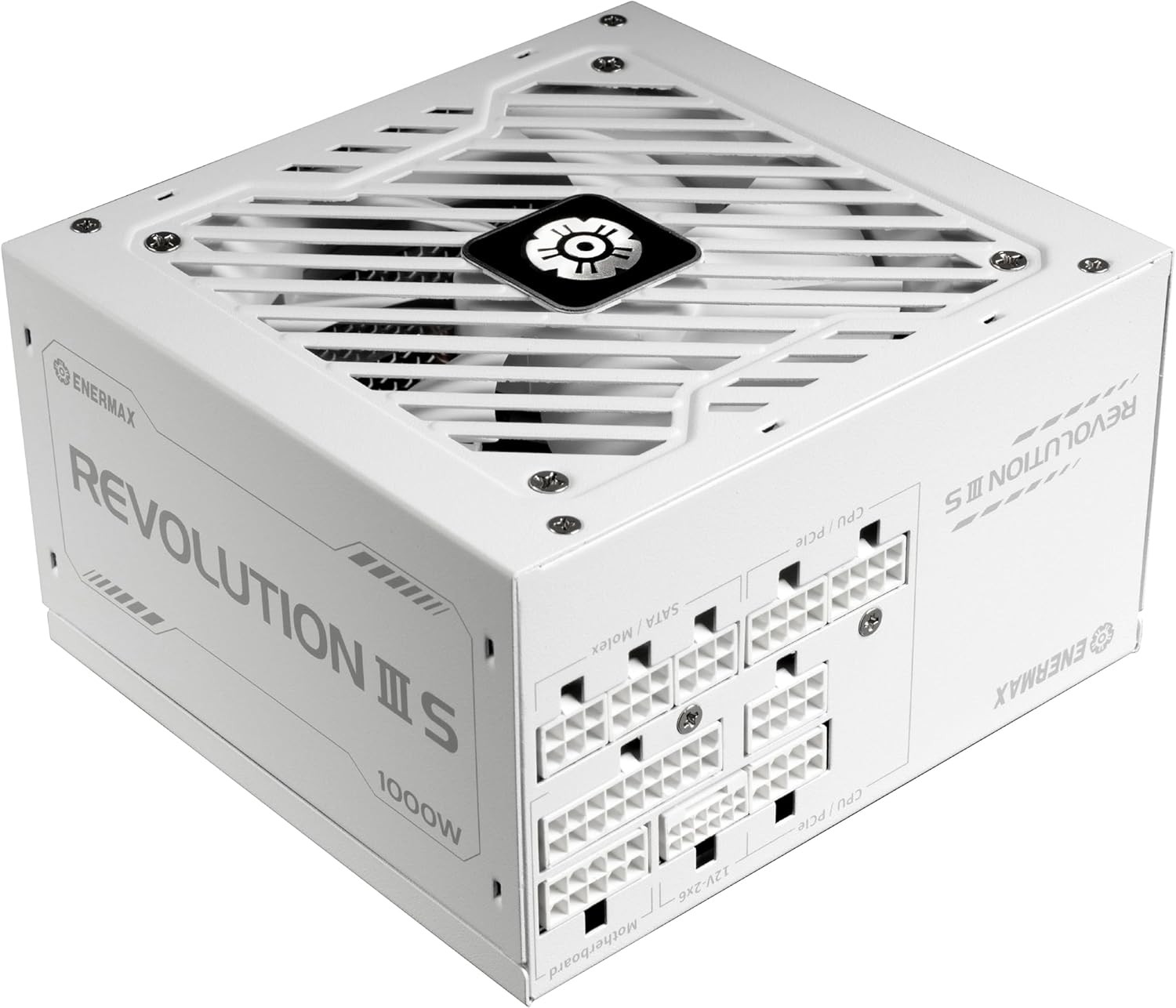 Zasilacz ATX 3.1 ENERMAX Revolution III S 1000 W Snow White, PCIe 5.1 12V-2x6