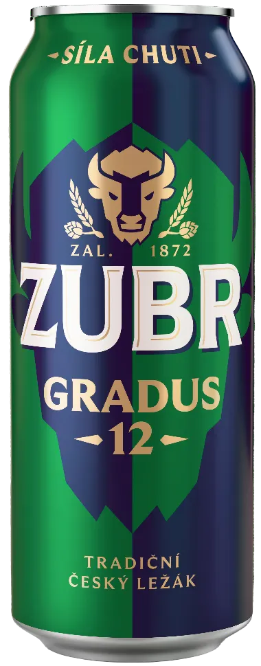 Piwo Zubr gradus 0,5l 5,2% puszka
