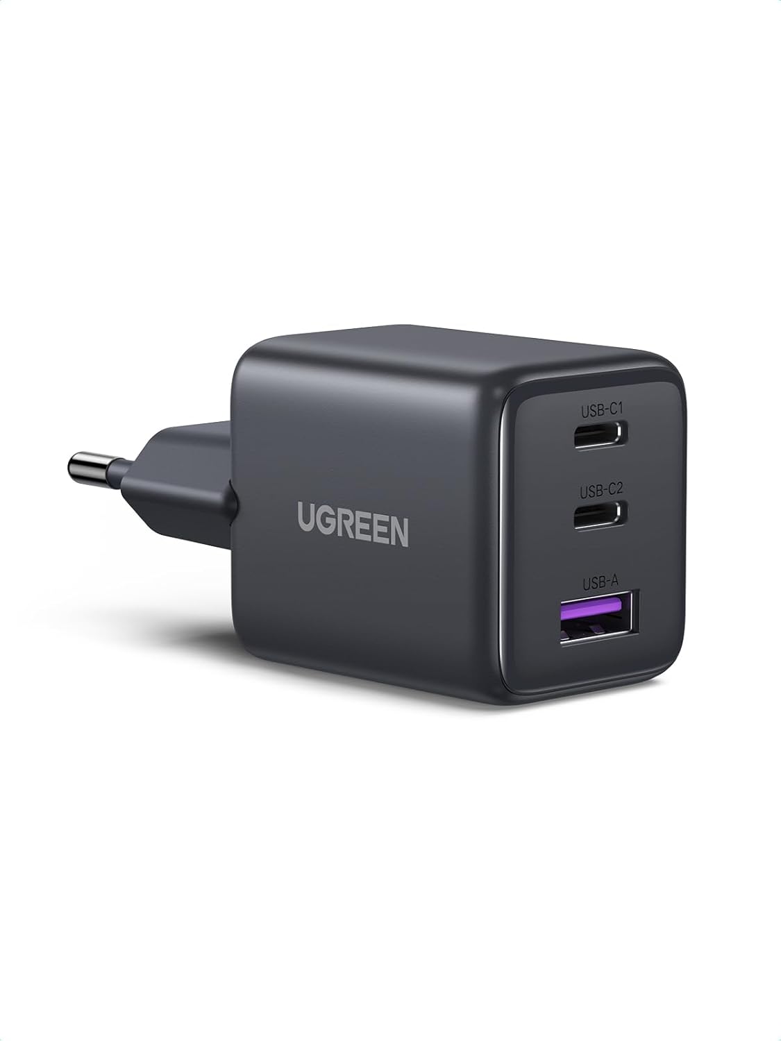 UGREEN ładowarka sieciowa, USB-C 30W 3-portowy adapter, GaN II, PD