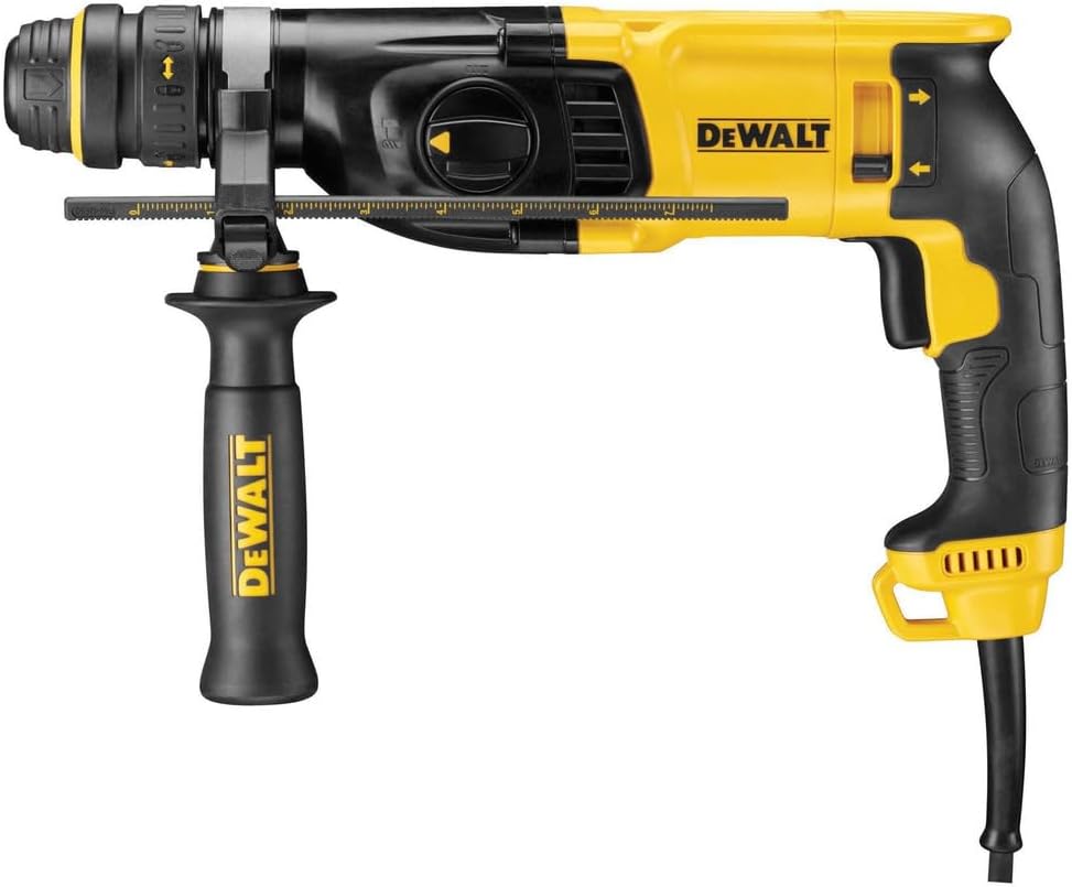 Młotowiertarka DeWalt 800 W SDS-Plus 2,8j + Uchwyt D25134K