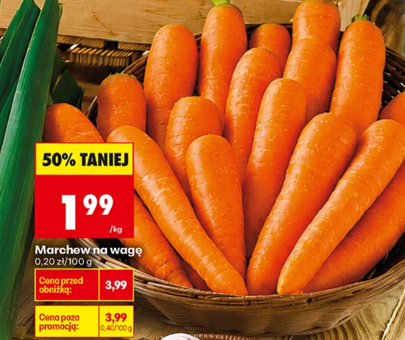 Marchew na wagę, 1 KG