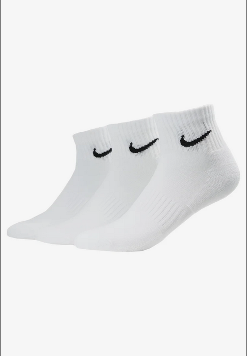 3 PARY - Nike Performance EVERYDAY CUSH ANKLE UNISEX, biały, rozm. 34-50