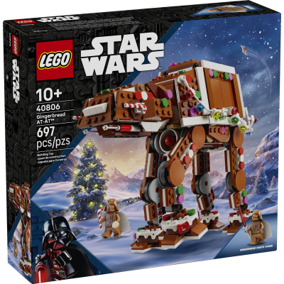 PRZEDSPRZEDAŻ - Klocki LEGO 40806 Star Wars Piernikowa maszyna krocząca AT-AT