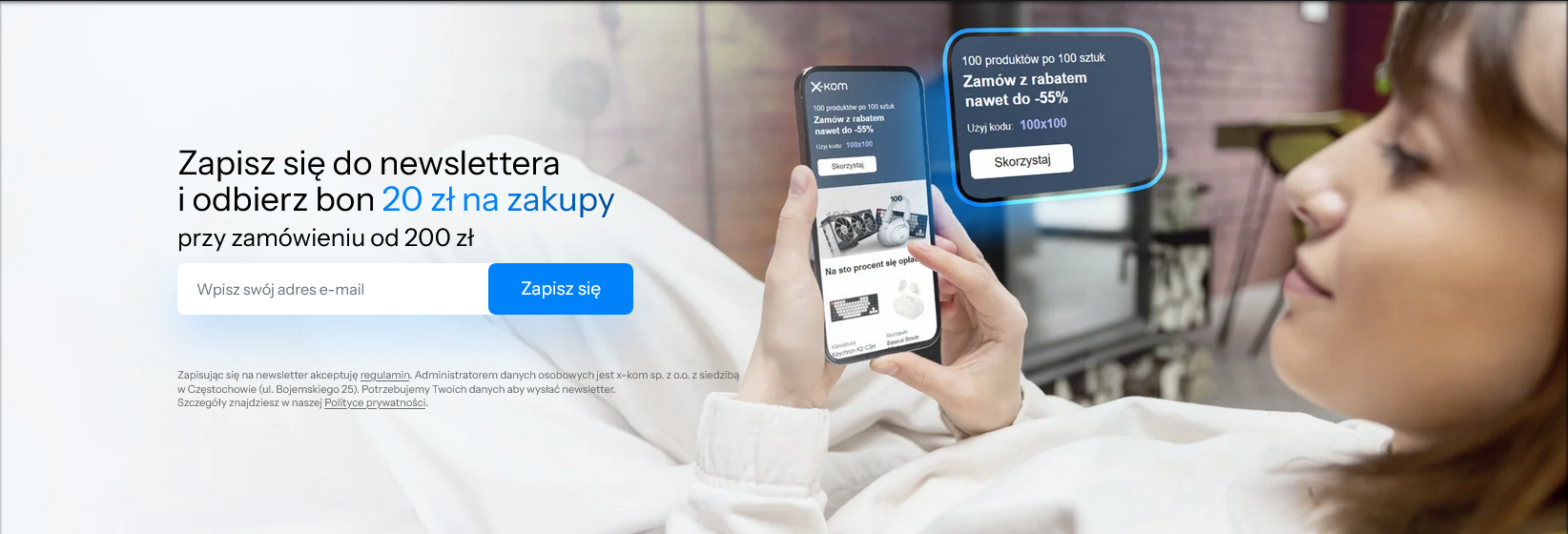 Bon -20 zł na zakupy przy zamówieniu od 200 zł - X-KOM
