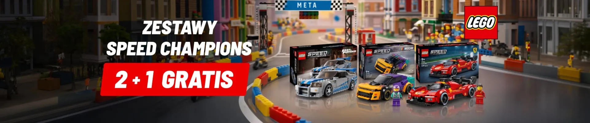 Zestawy klocków LEGO Speed Champions (2+1 GRATIS)