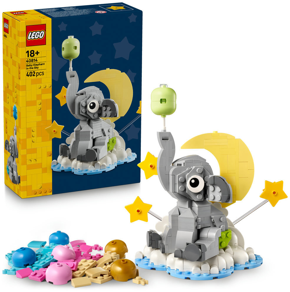 Klocki LEGO 40814 Iconic Słoniątko na niebie