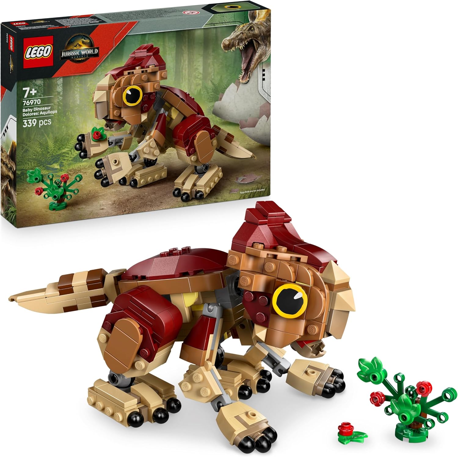 Klocki LEGO Jurassic World Dinozaur niemowlęcy Dolores: Aquilops