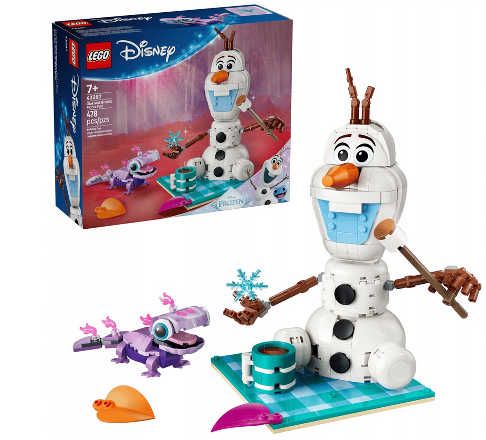 KLOCKI LEGO DISNEY PRINCESS Piknik Olafa i Bruniego ZESTAW 478 elementów - od Oficjalny sklep Drogeria Rosa