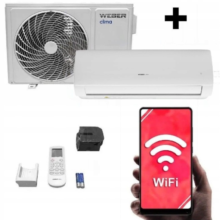 Klimatyzator ścienny WEBER CLIMA Q 3,4 kW + 4D + WiFi - od swatt