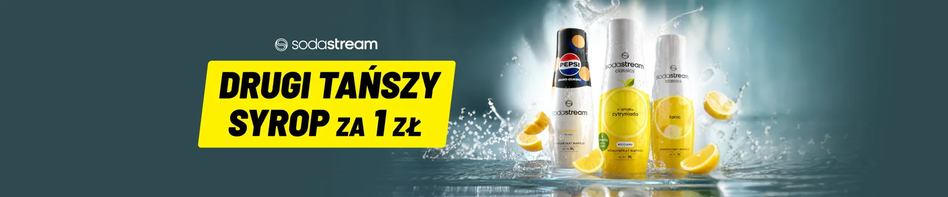 SODASTREAM drugi tańszy syrop TYLKO za 1 PLN - Media Expert