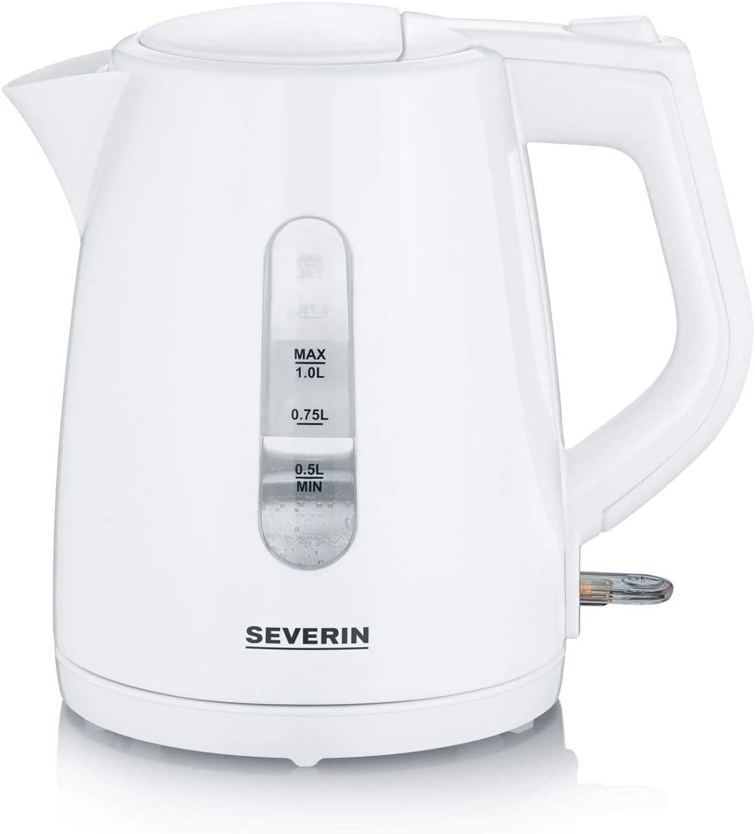 Severin Czajnik elektryczny (2200 W, ok. 1,0 l, system Central-Cordless 360°)