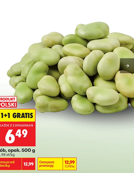 Bób, opakowanie 500g (1+1 GRATIS)