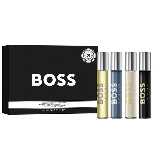 Hugo Boss Travel Exclusive zestaw miniaturek perfum dla mężczyzn, 4x10ml