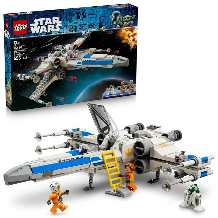 Klocki LEGO Star Wars, Myśliwiec X-Wing Nowej Republiki, 75460