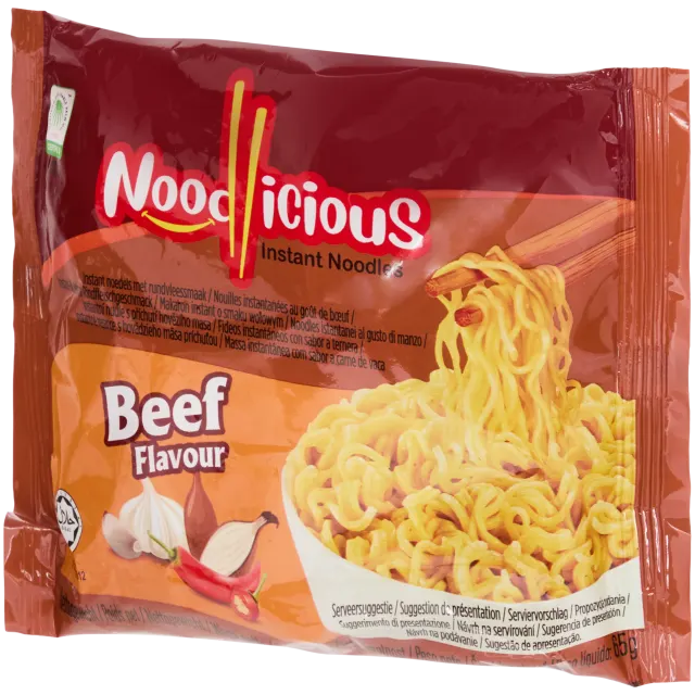 Makaron błyskawiczny Noodlicious Wołowina,  65 g