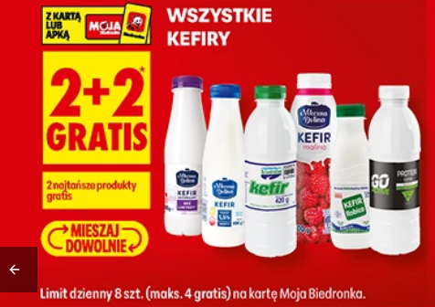 Wszystkie kefiry (2+2 GRATiS)
