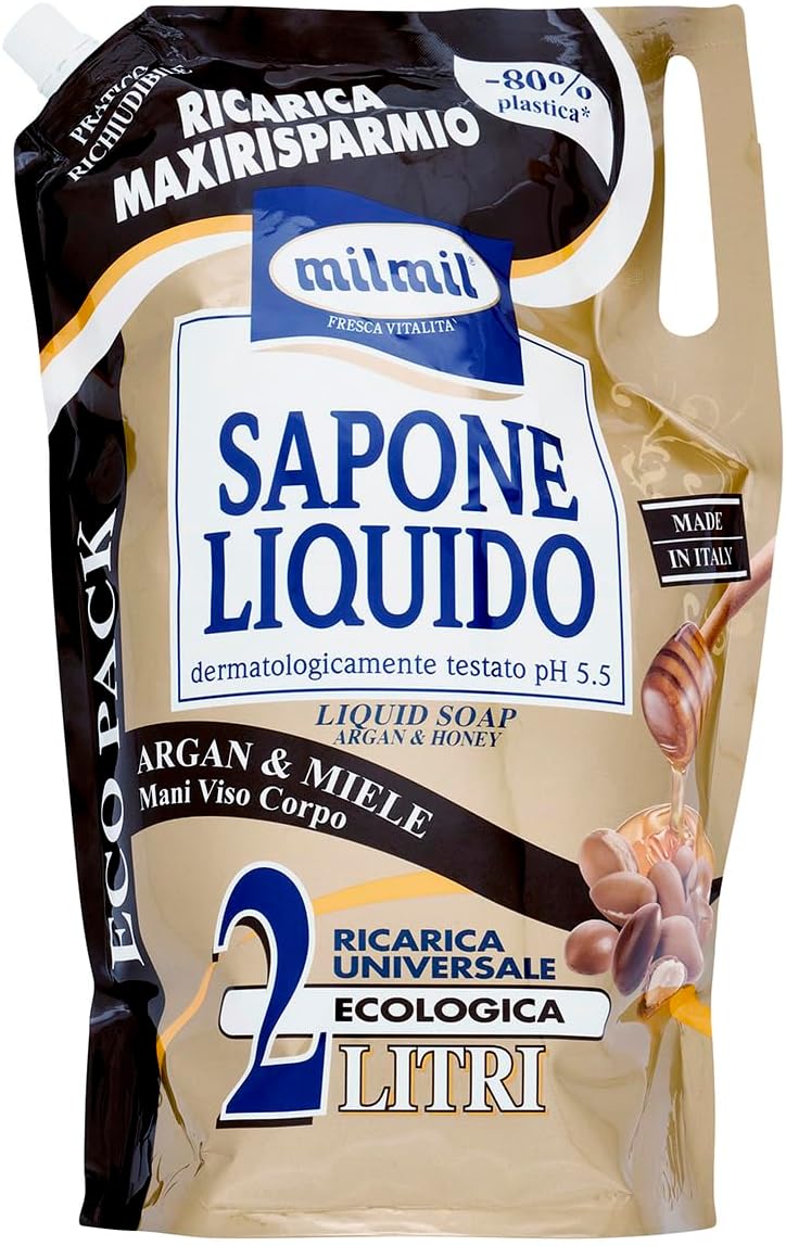 Mydło w płynie SAP LIQ Busta Ric. Argan 2 LITRY - op. uzupełniające