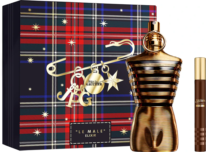 ZESTAW Jean Paul Gaultier Le Male Elixir perfumy dla mężczyzn 200 ML + 10 ML