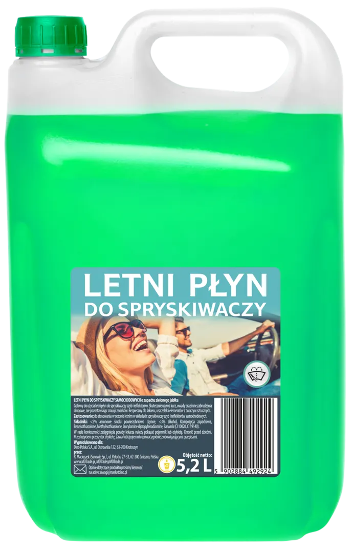 Płyn do spryskiwaczy, letni 5,2l