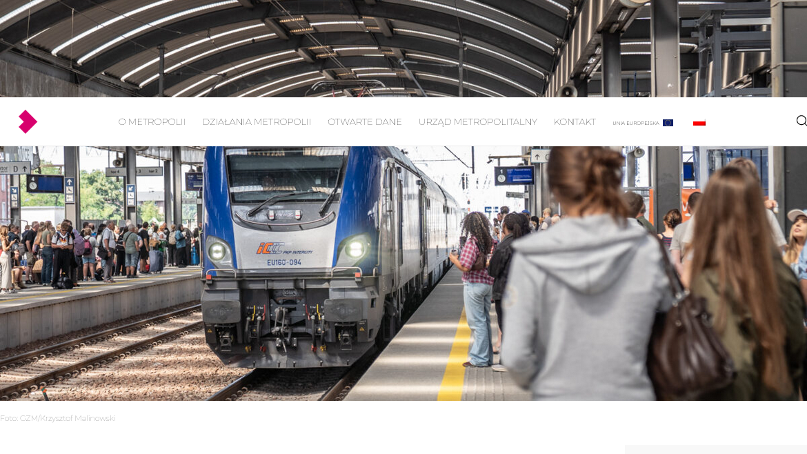DARMOWE 120 MINUT przejazdu z biletem PKP Intercity - Górnośląsko-Zagłębiowska Metropolia